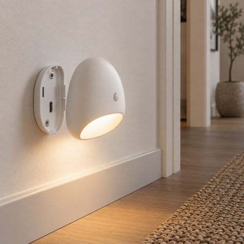 HallPebble LED Wall Night Light
