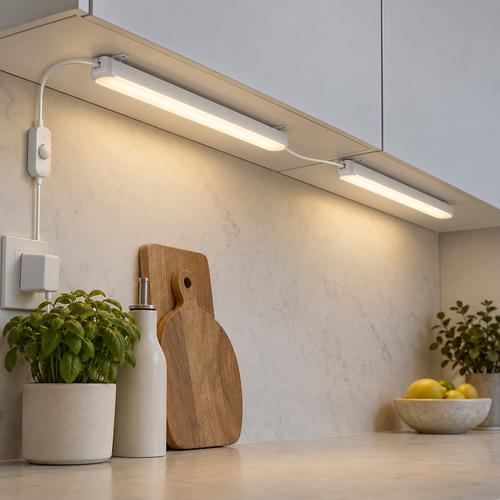 TwinRail LED Cabinet Light Kit - 2 Bars