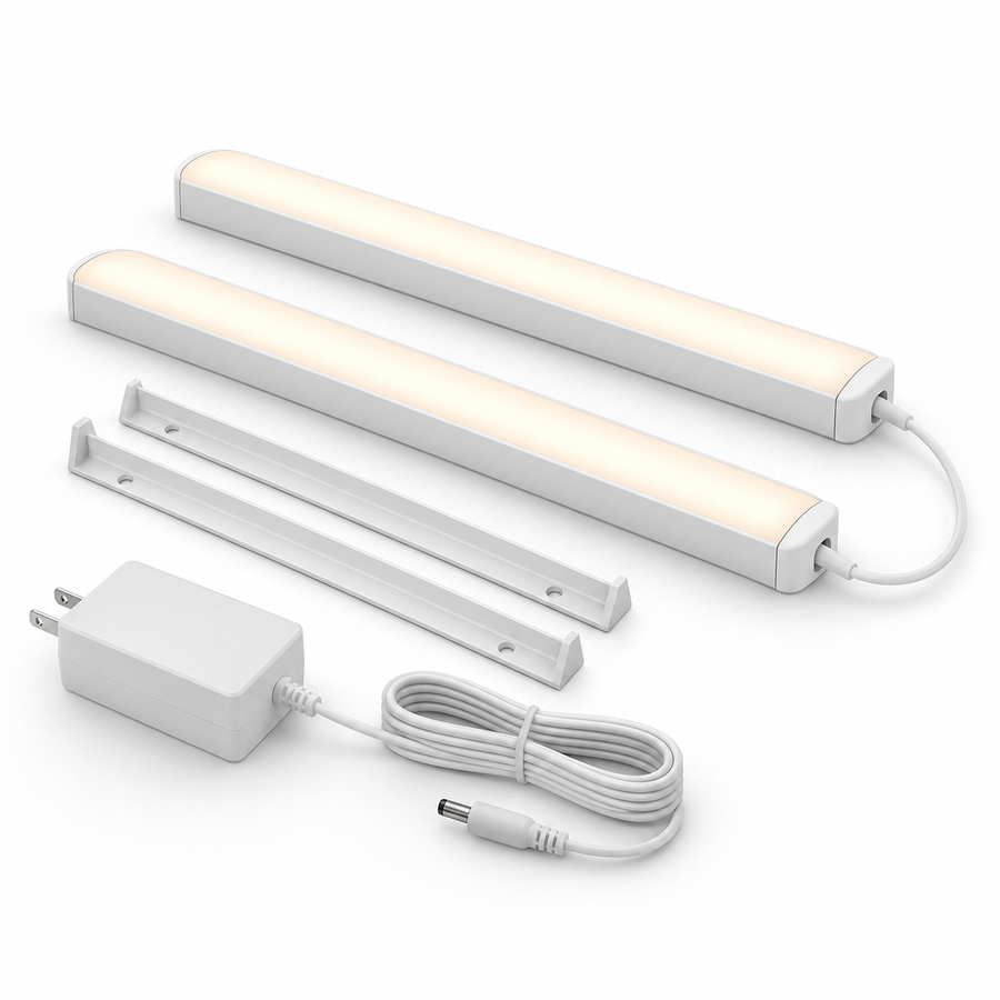 TwinRail LED Cabinet Light Kit - 2 Bars