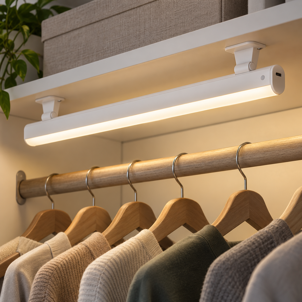 RailGlow Adjustable LED Closet Light
