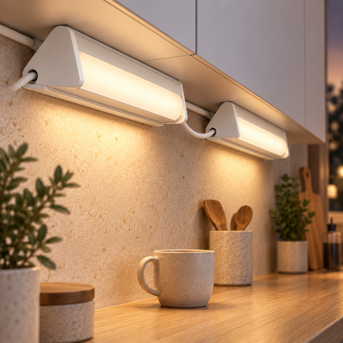 TwinRail LED Cabinet Light Kit - 2 Bars