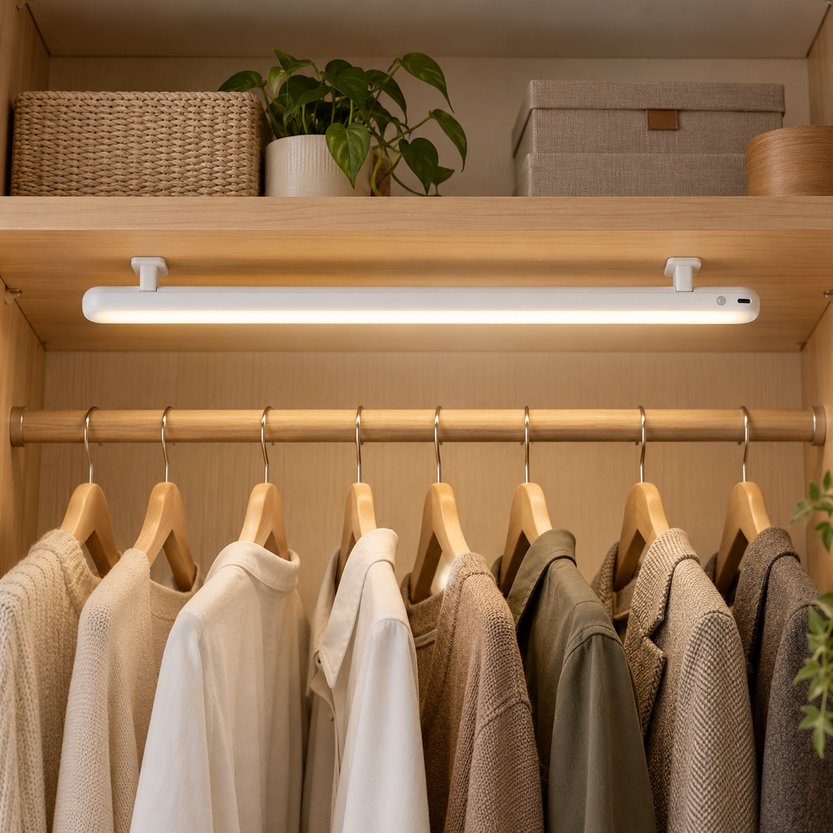 RailGlow Adjustable LED Closet Light